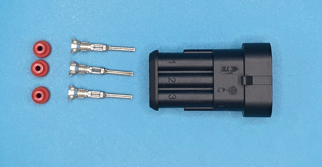 AMP 282105-1 | Super Seal 1.5 03 Terminal Receptacle Connector Kit